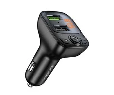 Oem Borofone BC41 Bluetooth MP3 grotuvas/FM bangų moduliatorius (laisvų rankų įranga, Micro SD, QC3.0 USB-A, USB-A 5V/1A)