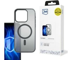 Dėklas 3mk Frosty MagCase Apple iPhone 16 Pro Max juodas