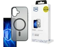 Dėklas 3mk Frosty MagCase Apple iPhone 16 juodas