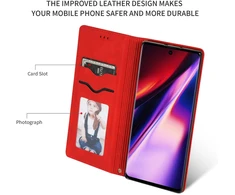 Dėklas Business Style Xiaomi Redmi A7 4G raudonas