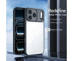 Dux Ducis Aimo dėklas skirtas Apple iPhone 17 Pro Max – juodos spalvos