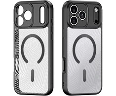 DUX DUCIS dėklas AIMO MAG, suderinamas su „MagSafe“, skirtas IPHONE 17 PRO MAX, juodas