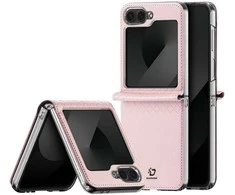 Dėklas Dux Ducis Bril Samsung F741 Z Flip6/F761 Z Flip7 FE rožinis