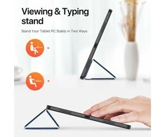 Dėklas Dux Ducis Domo Apple iPad Air 13 2024/iPad Air 13 2025 tamsiai mėlynas