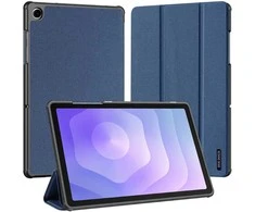 Dux Ducis "Domo" skirtas Samsung X210/X215 (Tab A9 Plus) X230/X236 (Tab A11 Plus) mėlynas
