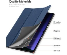 Dėklas Dux Ducis Domo Samsung X920 Tab S10 Ultra tamsiai mėlynas