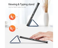 Dėklas Dux Ducis Domo Xiaomi Redmi Pad 2 SE 9.7 tamsiai mėlynas