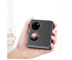 Dux Ducis Fino dėklas skirtas Huawei P50 Pocket, juodas