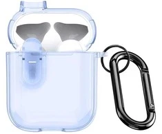Dėklas Dux Ducis PECL Apple AirPods 1/2 mėlynas