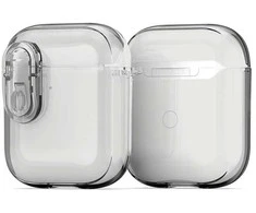 Dėklas Dux Ducis PECL Apple AirPods 1/2 pilkas