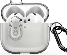 Dėklas Dux Ducis PECL Apple AirPods 4 pilkas