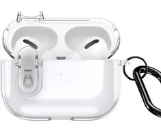 Dėklas Dux Ducis PECL Apple AirPods Pro skaidrus