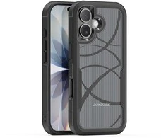 Dėklas Dux Ducis Shld Apple iPhone 17 juodas (Rhythm Pattern)