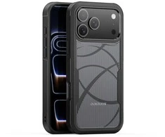 Dėklas Dux Ducis Shld Apple iPhone 17 Pro Max juodas (Rhythm Pattern)