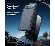 Dėklas Dux Ducis Shld Apple iPhone Air juodas (Rhythm Pattern)