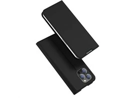 Dux Ducis atverčiamas dėklas SKIN PRO skirtas Apple iPhone 16 Pro juodos spalvos
