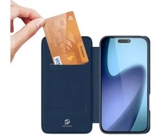DUX DUCIS piniginės dėklas SKIN PRO, skirtas IPHONE 17, mėlynas