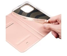Dėklas Dux Ducis Skin Pro Xiaomi Redmi 11A/12C/Poco C55 rožinis-auksinis