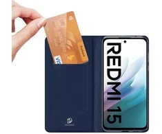 Dėklas Dux Ducis Skin Pro Xiaomi Redmi 15 4G/Redmi 15 5G tamsiai mėlynas