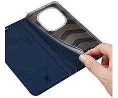 Dėklas Dux Ducis Skin Pro Xiaomi Redmi Note 14 Pro 5G/Poco X7 tamsiai mėlynas