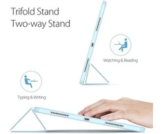 Dėklas Dux Ducis Toby Samsung X910/X916 Tab S9 Ultra mėlynas