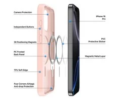 Dėklas Dux Ducis Yind Apple iPhone 16 Pro juodas