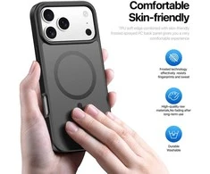 Dėklas DUX DUCIS case YIND compatible with MagSafe for IPHONE 17 PRO juodas