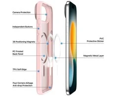 Dėklas Dux Ducis Yind Apple iPhone Air rožinis