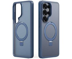 Dėklas Dux Ducis Yind Magnetic Stand Samsung S948 S26 Ultra tamsiai mėlynas