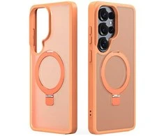 Dėklas Dux Ducis Yind Magnetic Stand Samsung S948 S26 Ultra oranžinis