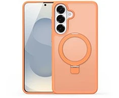 Dėklas Dux Ducis Yind Magnetic Stand Samsung S947 S26 Plus oranžinis
