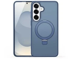 Dėklas Dux Ducis Yind Magnetic Stand Samsung S942 S26 tamsiai mėlynas