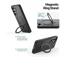 Dėklas Dux Ducis Yind Magnetic Stand Samsung S942 S26 juodas