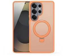 Dėklas Dux Ducis Yind Magnetic Stand Samsung S948 S26 Ultra oranžinis