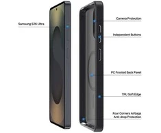Dėklas Dux Ducis Yind MagSafe Samsung S948 S26 Ultra juodas