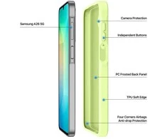 Dėklas Dux Ducis Yind skirtas Samsung A266 A26 5G žalias