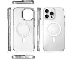 Dėklas HDD Clear MagSafe Case Apple iPhone 15 Pro Max skaidrus
