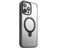 Dėklas Joyroom JR-BP004 Magnetinis apsauginis telefono dėklas su laikikliu Apple iPhone 15 Pro juodas