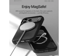 Dėklas Mercury Pure Magsafe Silicon Case Apple iPhone 17 Pro raudonas