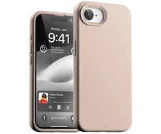 Dėklas Mercury Pure Magsafe Silicon Case Apple iPhone 16e/17e rožinio smėlio