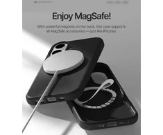 Dėklas Mercury Pure Magsafe Silicon Case Apple iPhone 17 raudonas