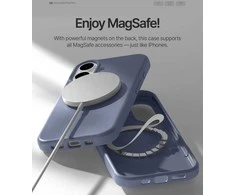 Dėklas Mercury Pure Magsafe Silicon Case Apple iPhone 17 levandos pilka