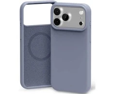 Dėklas Mercury Pure Magsafe Silicon Case Apple iPhone 17 Pro Max levandos pilka