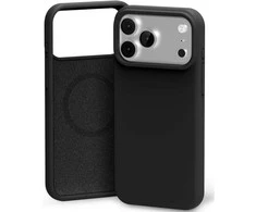 Dėklas Mercury Pure Magsafe Silicon Case Apple iPhone 17 Pro Max juodas