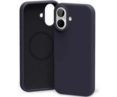 Dėklas Mercury Pure Magsafe Silicon Case Apple iPhone 17 tamsiai mėlynas