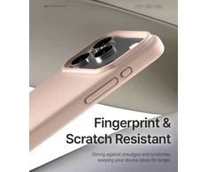 Dėklas Mercury Pure Magsafe Silicon Case Apple iPhone 17 Pro Max rožinio smėlio