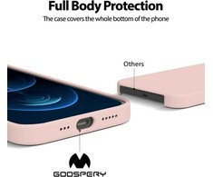 Dėklas Mercury Silikoninis dėklas Apple iPhone 16 rožinio smėlio