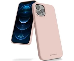 Dėklas Mercury Silikoninis dėklas Samsung A356 A35 5G rožinio smėlio