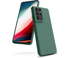Dėklas Mercury Silicone Samsung A36 žalias/žalios spalvos