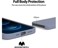 Dėklas Mercury Silikoninis dėklas Samsung S721 S24 FE levandos pilka
